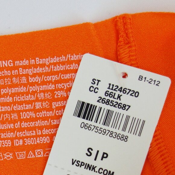 Victoria's Secret PINK 2-Pack NO-SHOW Thong Halloween Ghost Panties (S) NWT! - Picture 10 of 10